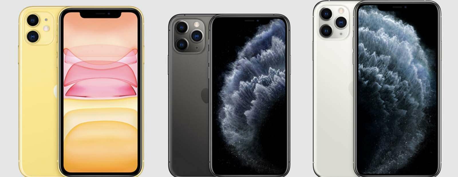 Srovnání iPhone 11 x  iPhone 11 Pro a Pro Max - icoola.cz - fotografie 1 